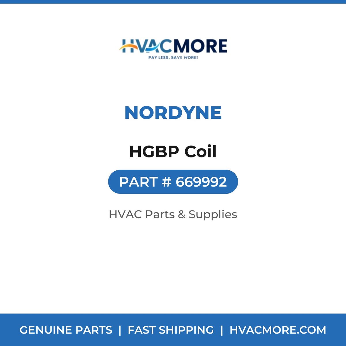 Nordyne HGBP Coil 669992