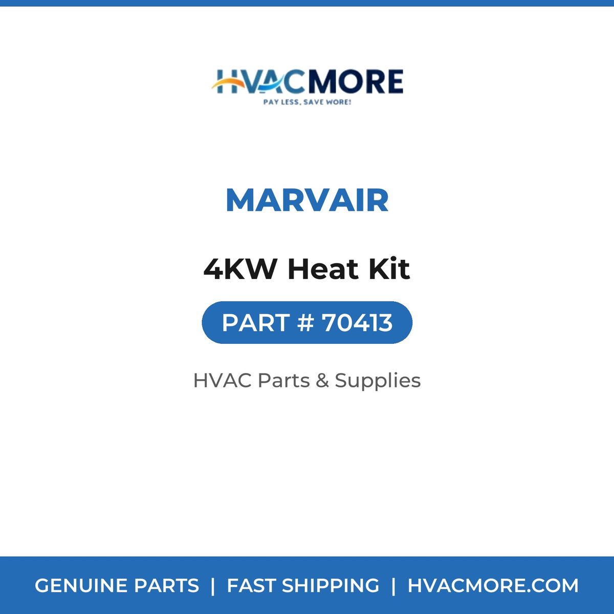 Marvair 4KW Heat Kit 70413