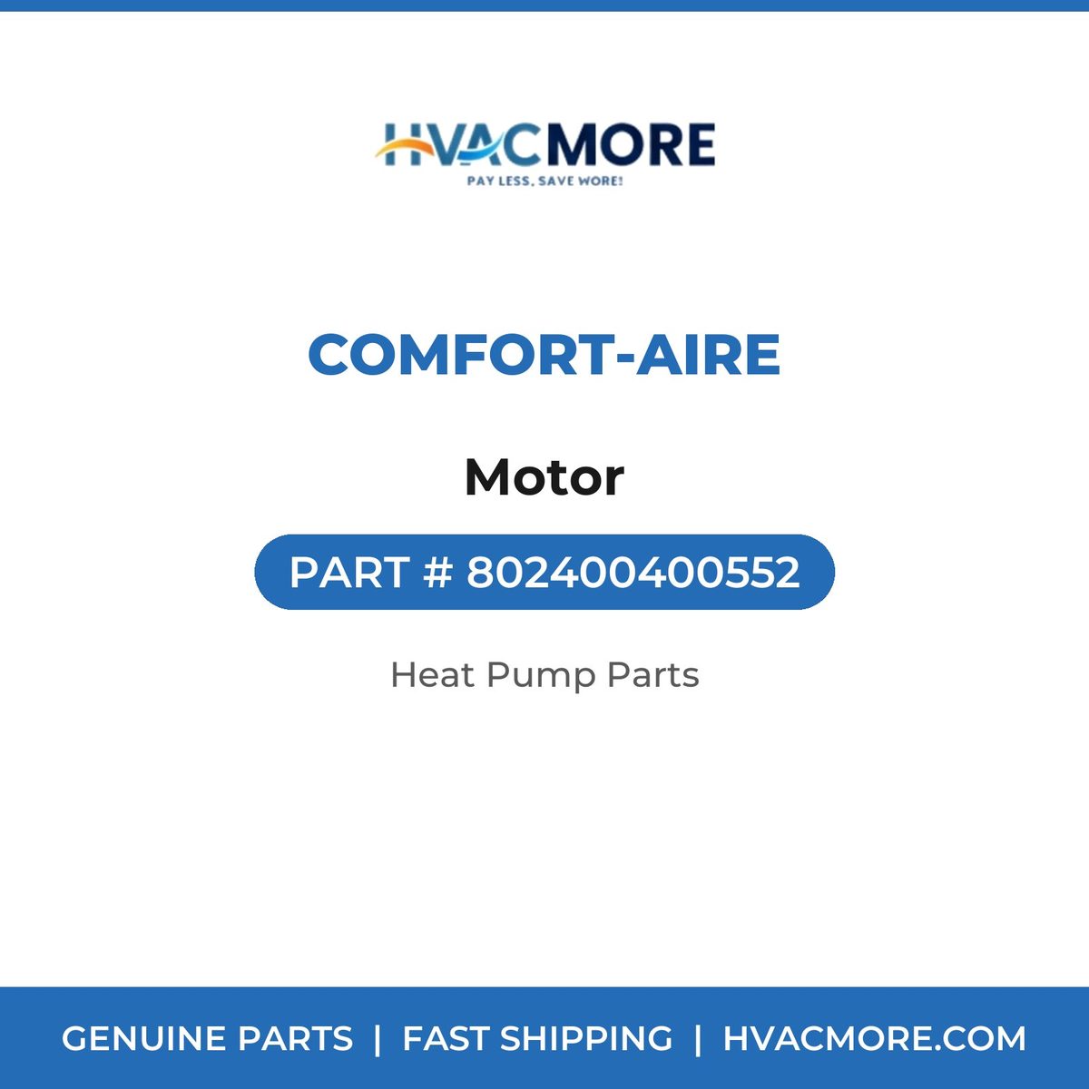 Comfort-Aire Motor 802400400552