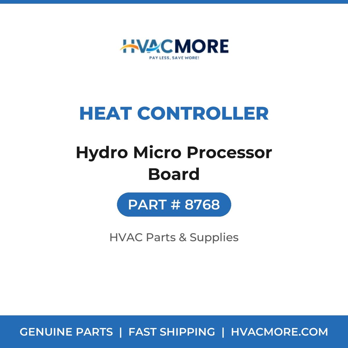 Heat Controller Hydro Micro Processor Board 8768