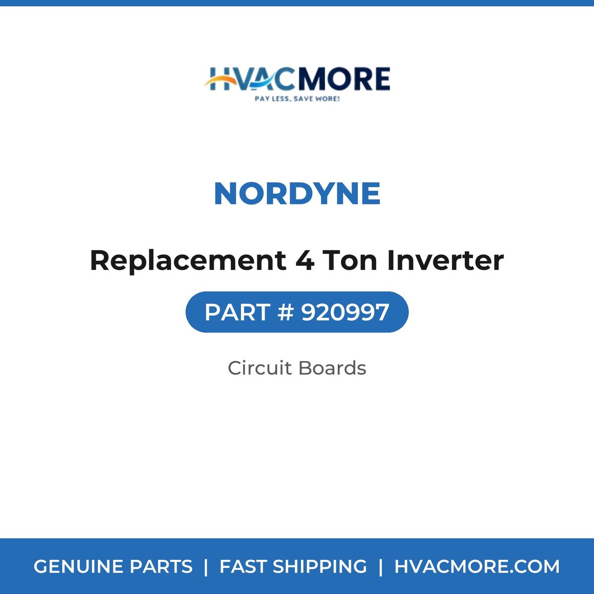 Nordyne Replacement 4 Ton Inverter 920997