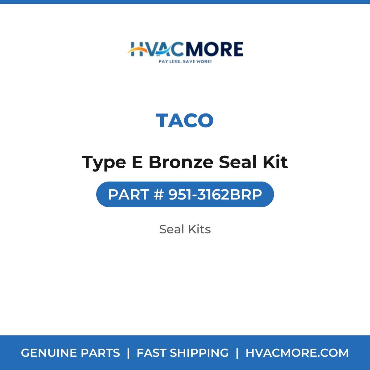 Taco Type E Bronze Seal Kit 951-3162BRP