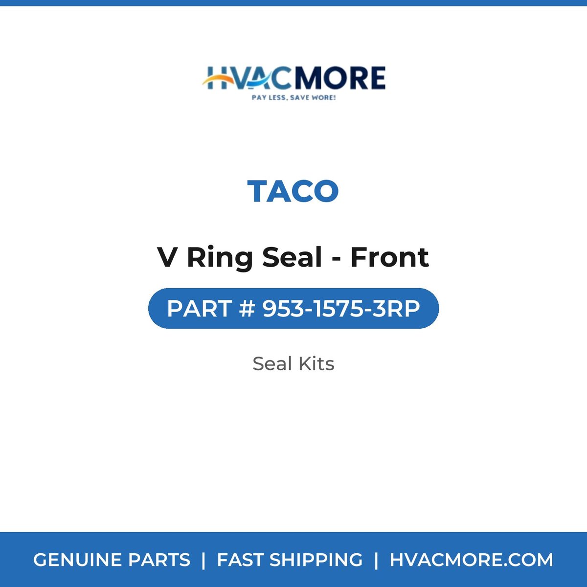 Taco V Ring Seal - Front 953-1575-3RP