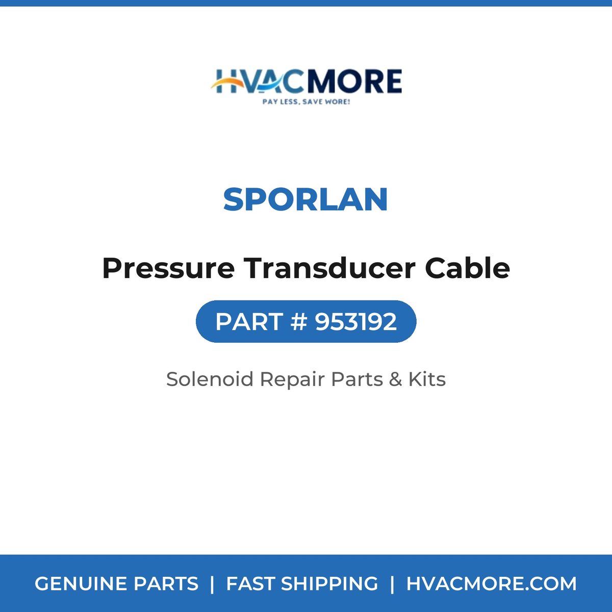 Sporlan Pressure Transducer Cable 953192