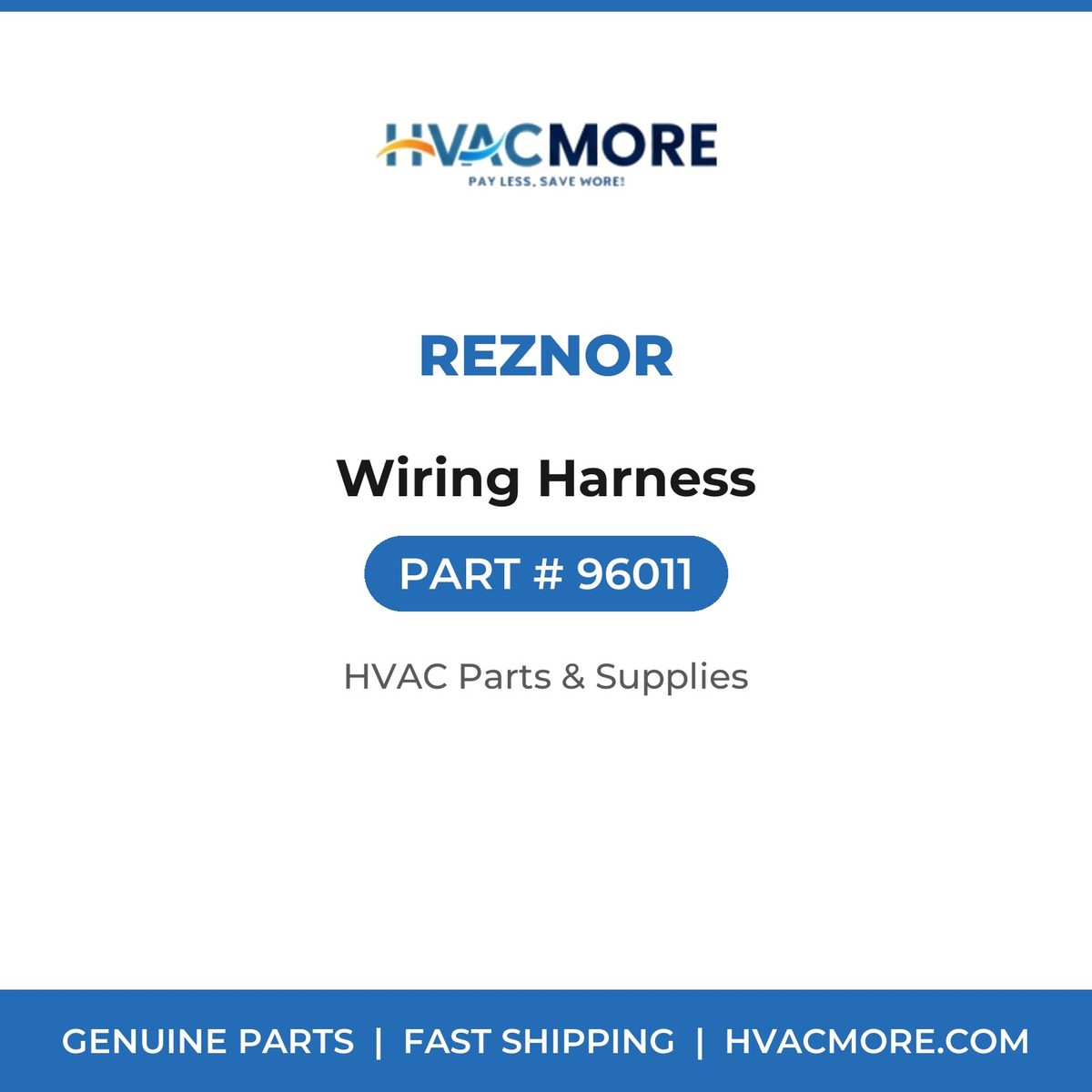Reznor Wiring Harness 96011