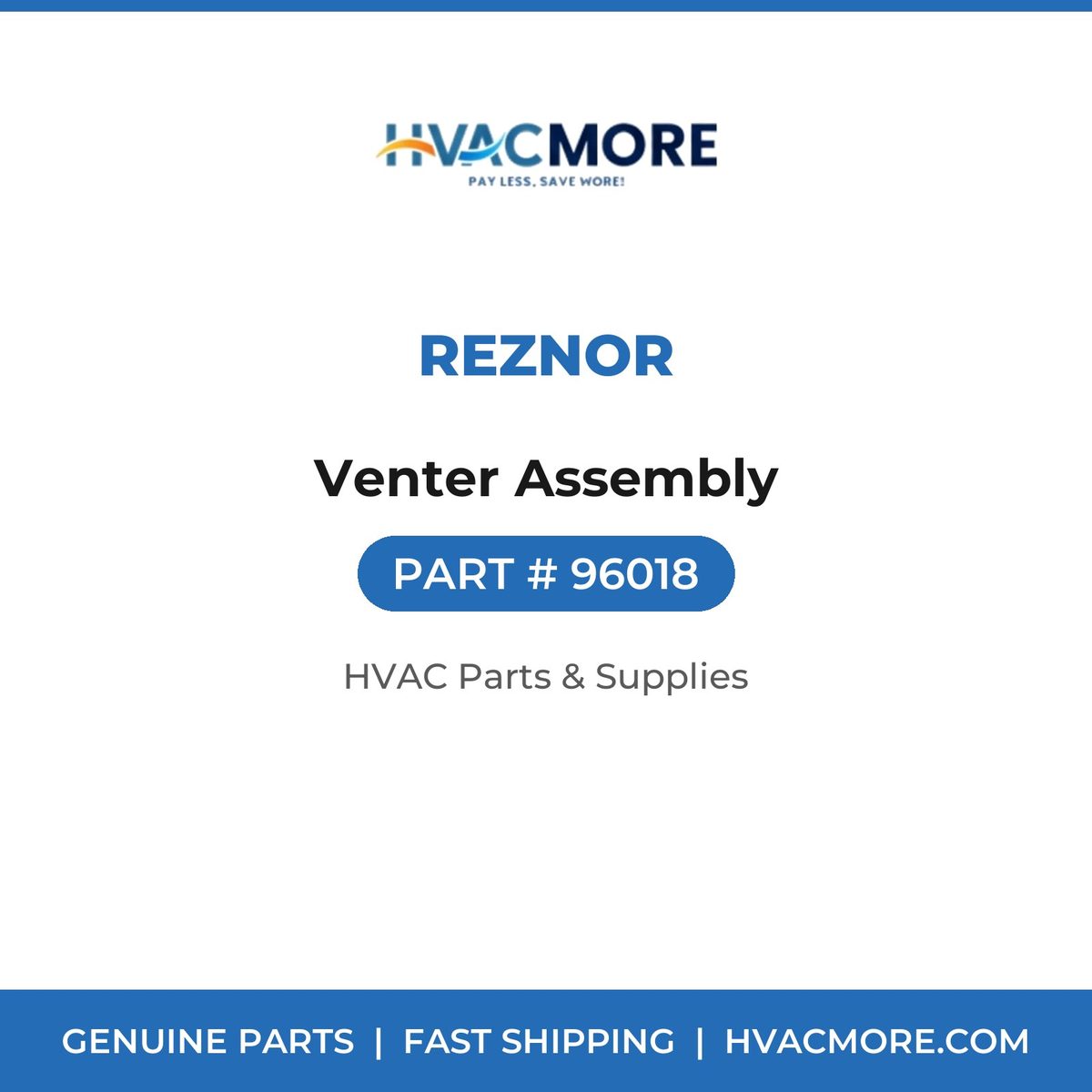 Reznor Venter Assembly 96018