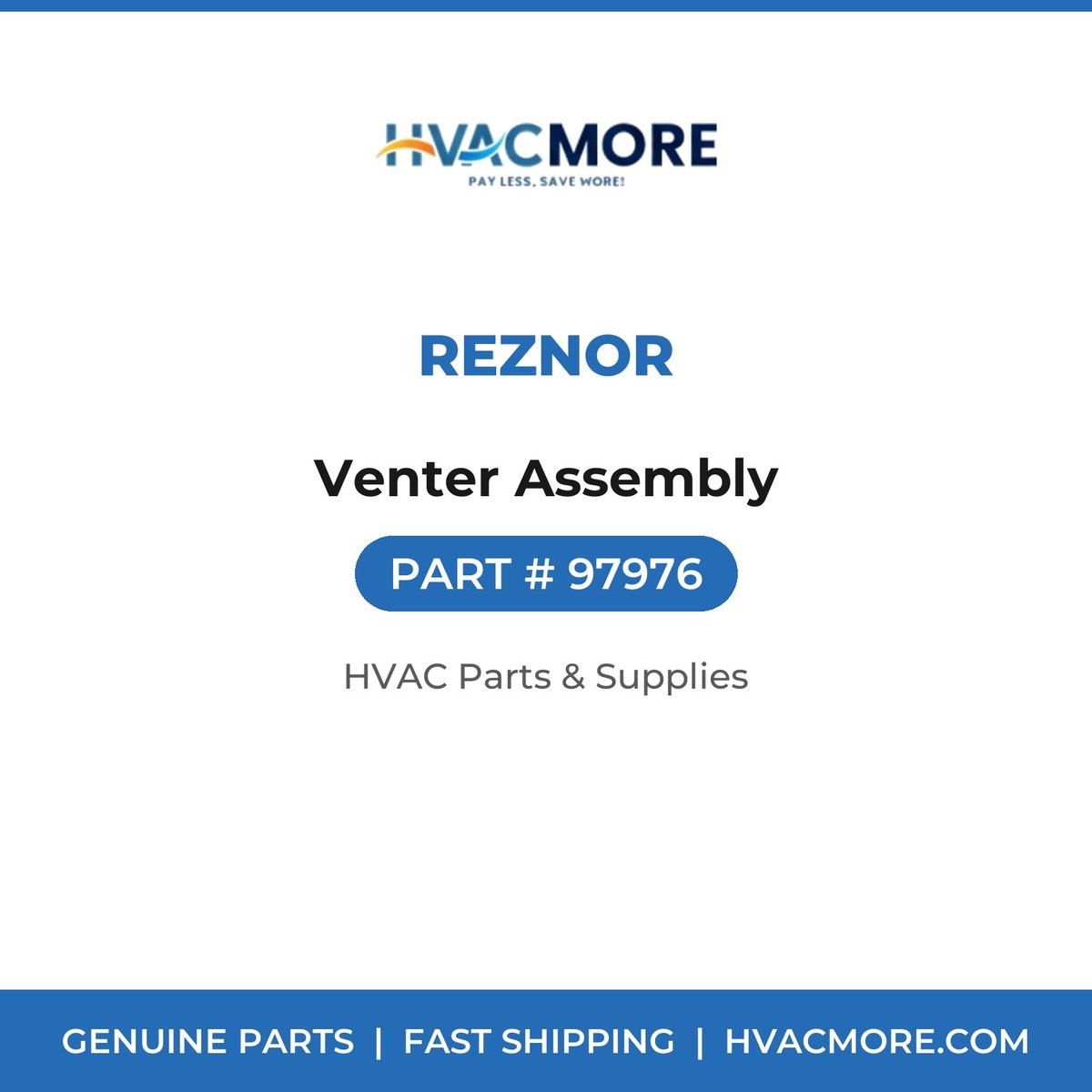 Reznor Venter Assembly 97976
