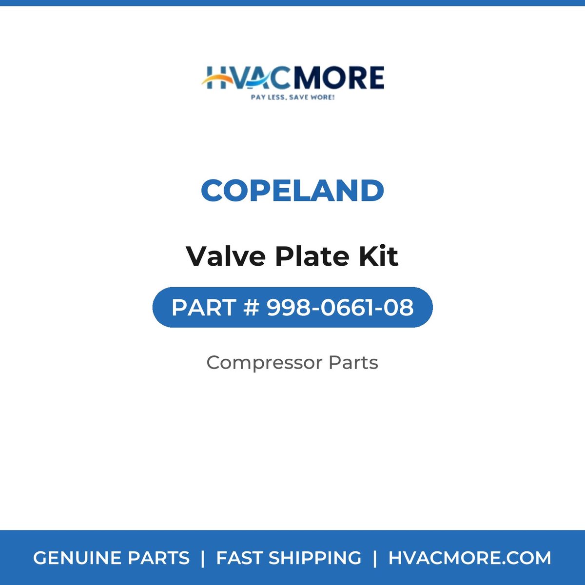 Copeland Valve Plate Kit 998-0661-08