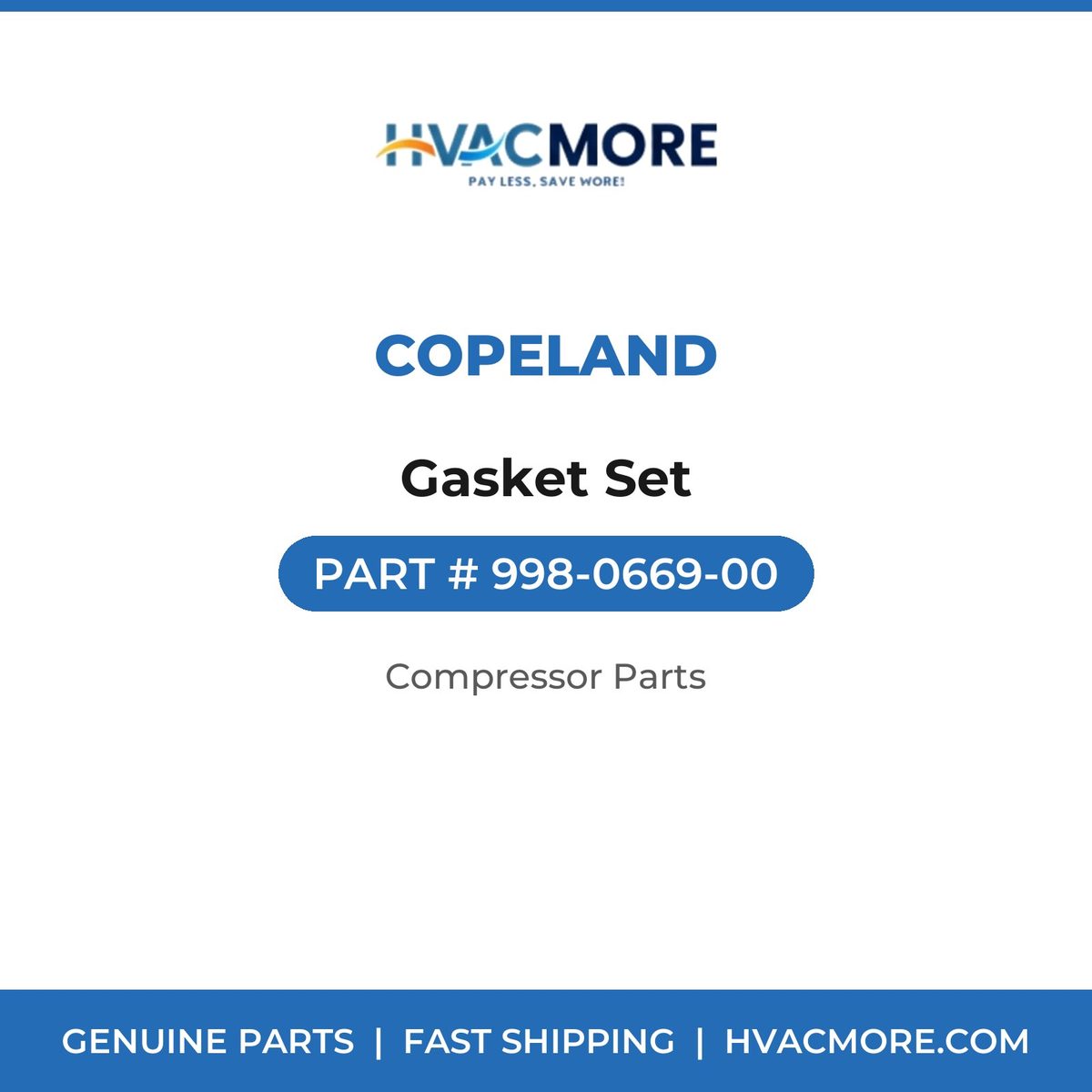 Copeland Gasket Set 998-0669-00