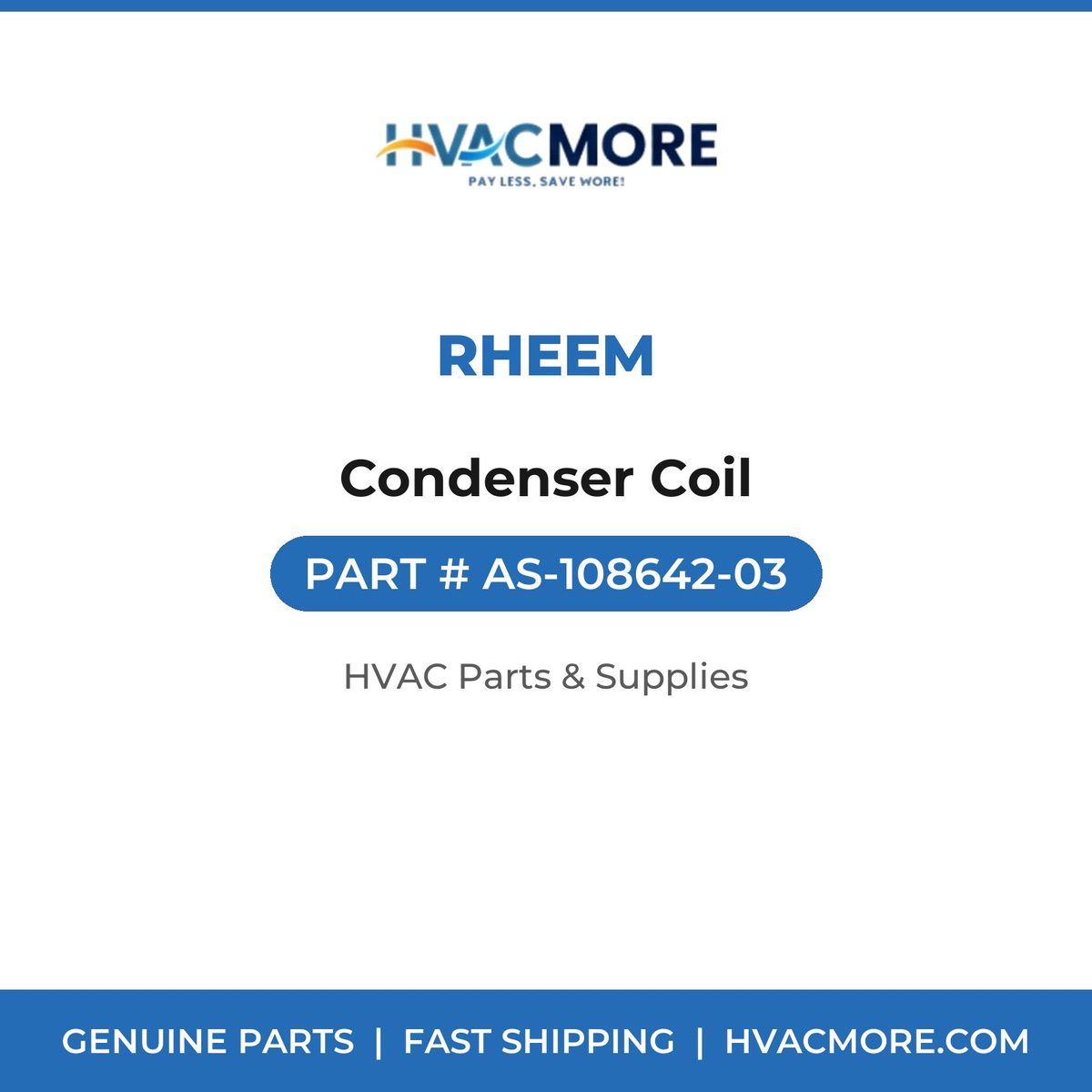 Rheem Condenser Coil AS-108642-03