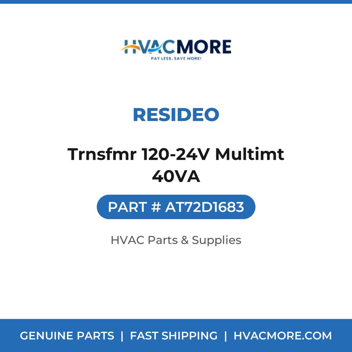 Resideo Trnsfmr 120-24V Multimt 40VA AT72D1683