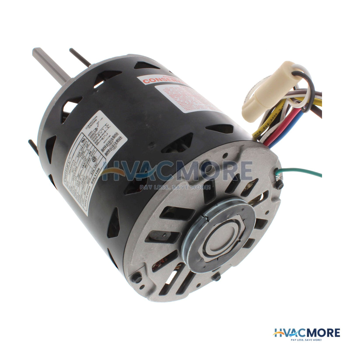 Century 5-5/8" Direct Drive Fan/Blower Motor (115V, 1075 RPM, 3-SPEED) BDL1106