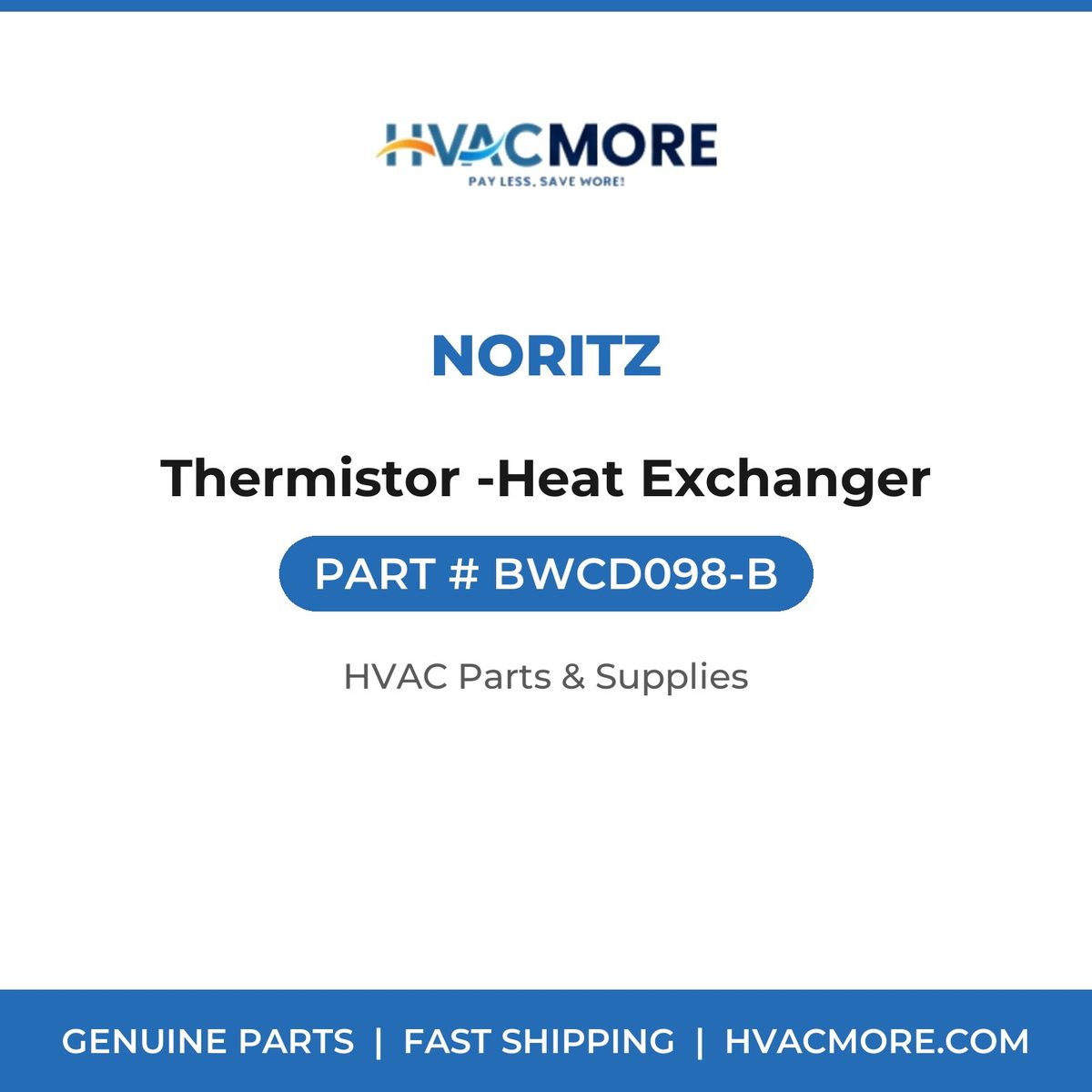 Noritz Thermistor -Heat Exchanger BWCD098-B