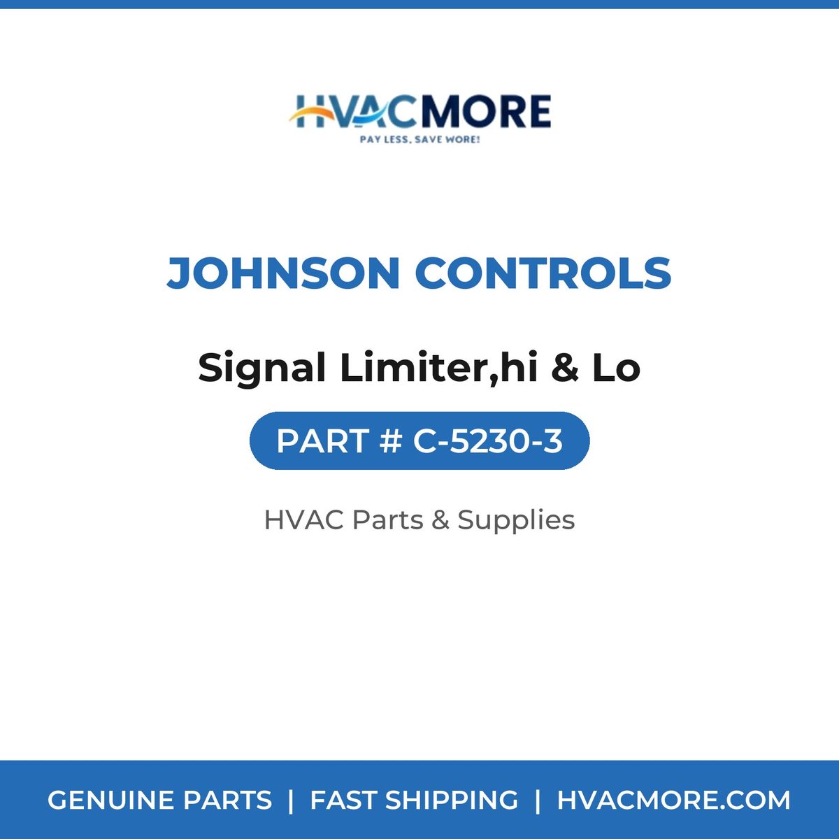 Johnson Controls Signal Limiter,hi & Lo C-5230-3