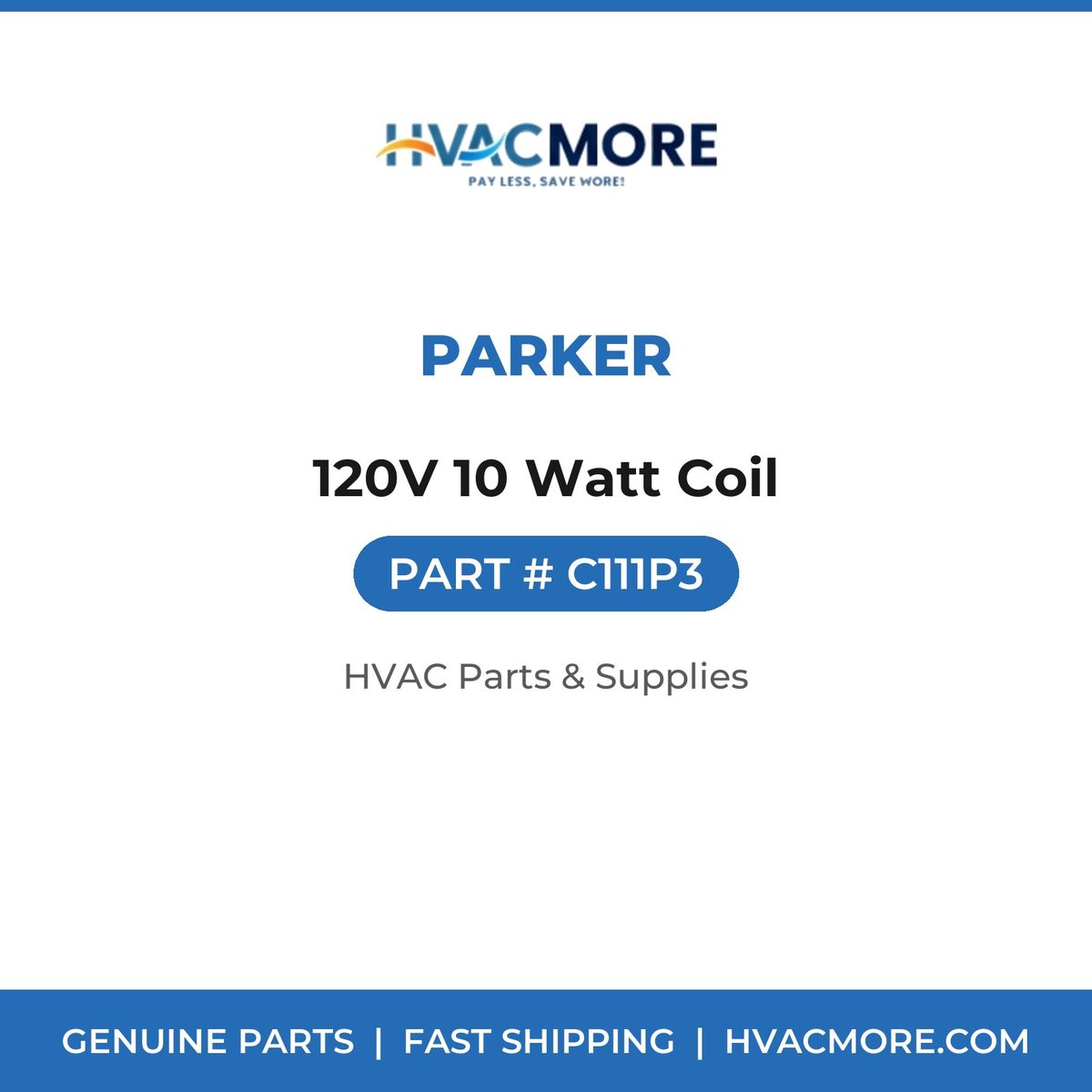 Parker 120V 10 Watt Coil C111P3