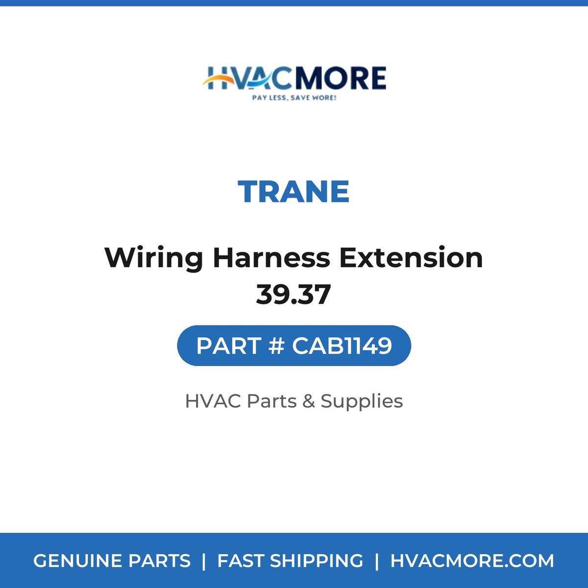 Trane Wiring Harness Extension 39.37 CAB1149