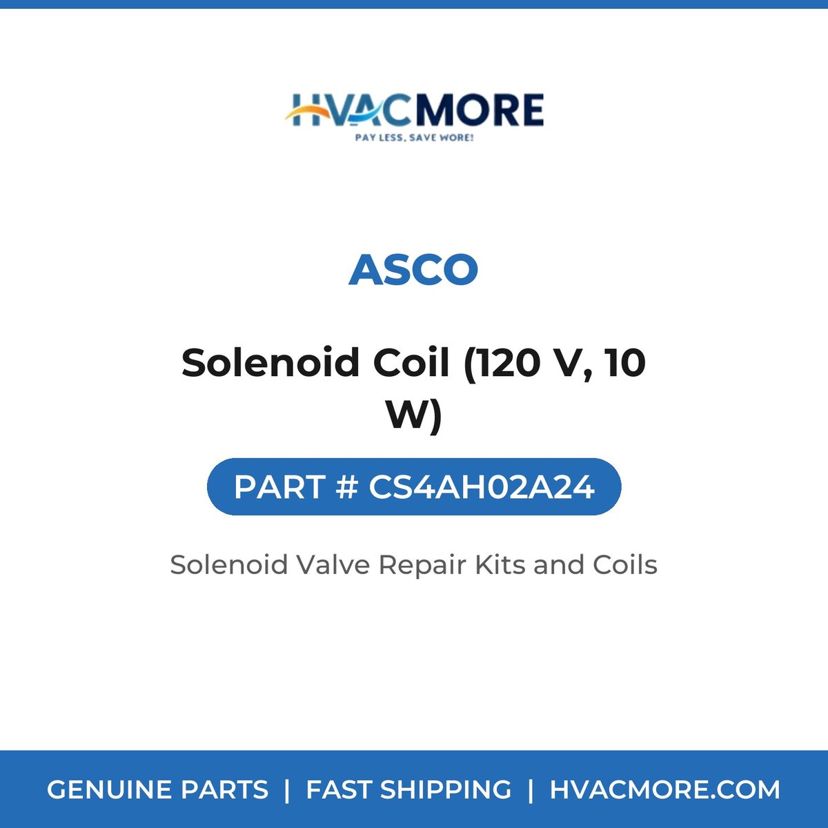 Asco Solenoid Coil (120 V, 10 W) CS4AH02A24