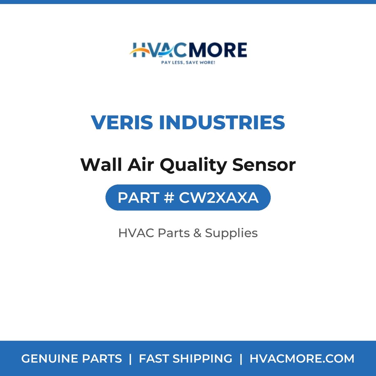 Veris Industries Wall Air Quality Sensor CW2XAXA