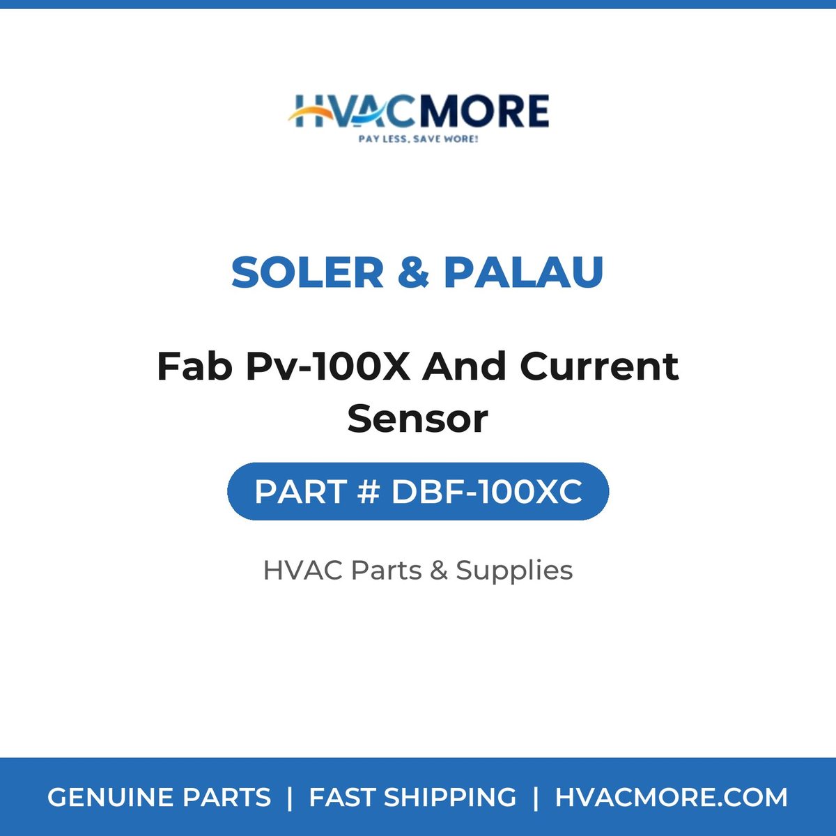 Soler & Palau Fab Pv-100X And Current Sensor DBF-100XC