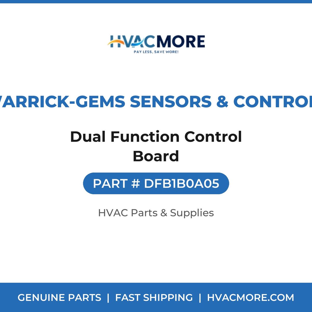 Warrick-Gems Sensors & Controls Dual Function Control Board DFB1B0A05