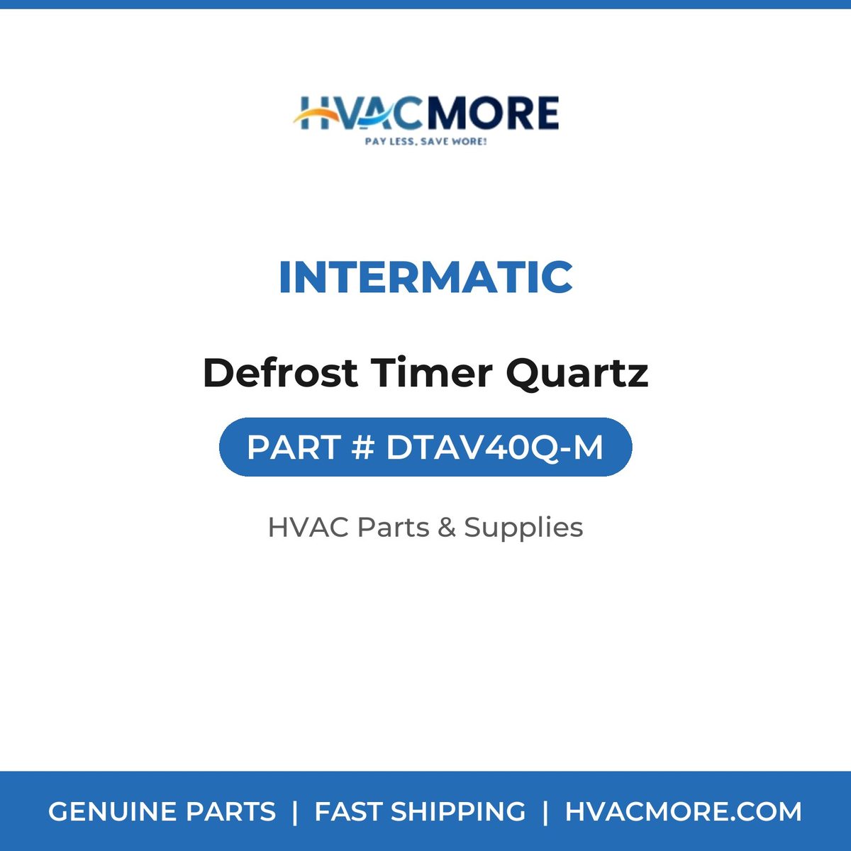Intermatic Defrost Timer Quartz DTAV40Q-M