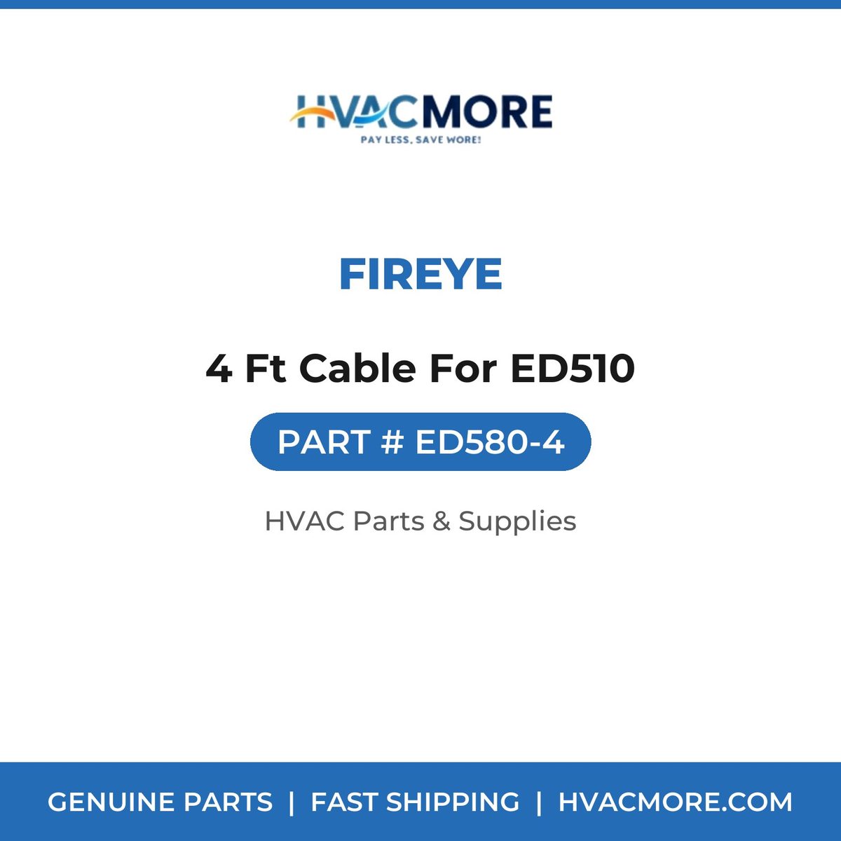 Fireye 4 Ft Cable For ED510 ED580-4