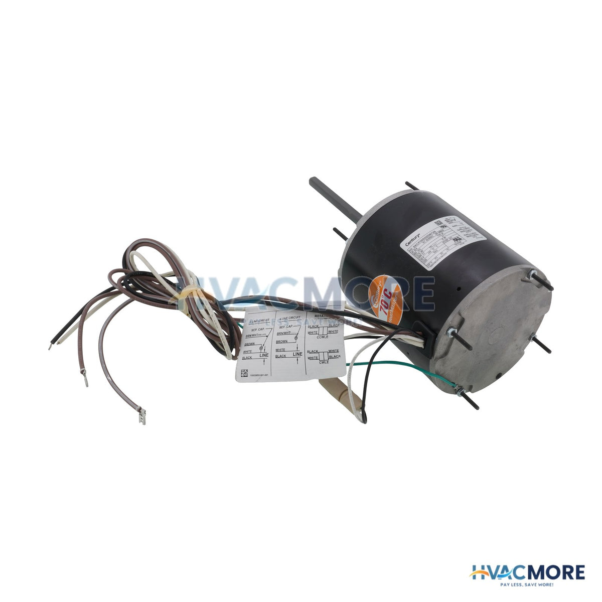 Century 5-5/8" 1-SPEED Outdoor Ball Bearing Motor (460V, 1075 RPM, 3/4 HP) FEH1076SF