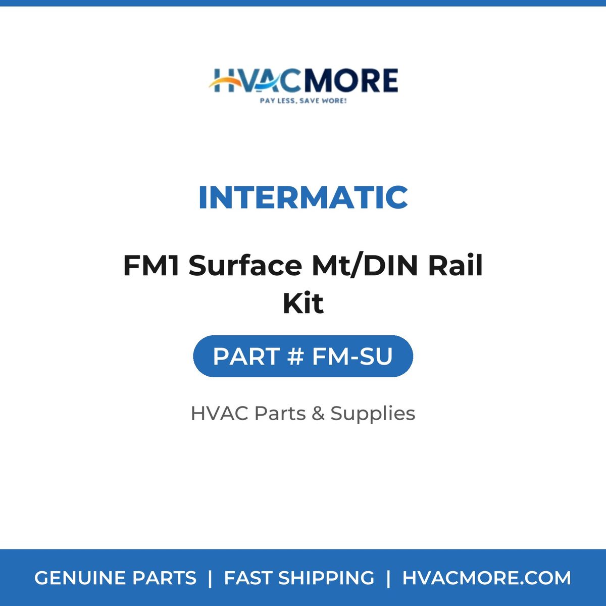 Intermatic FM1 Surface Mt/DIN Rail Kit FM-SU