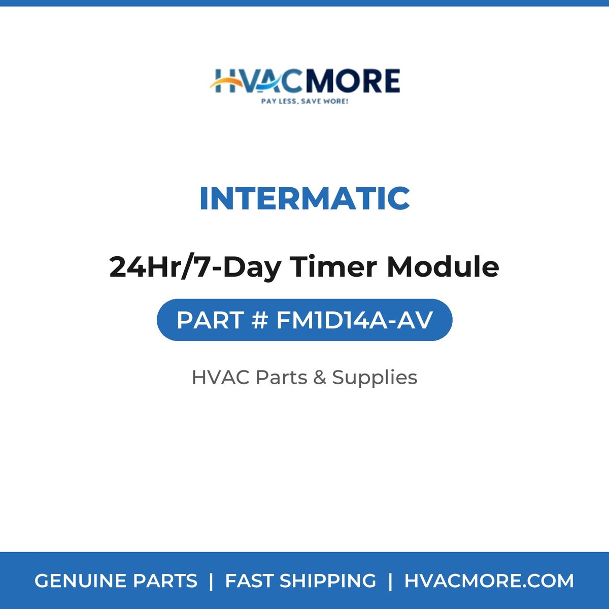 Intermatic 24Hr/7-Day Timer Module FM1D14A-AV