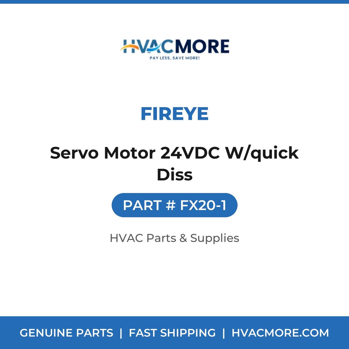 Fireye Servo Motor 24VDC W/quick Diss FX20-1