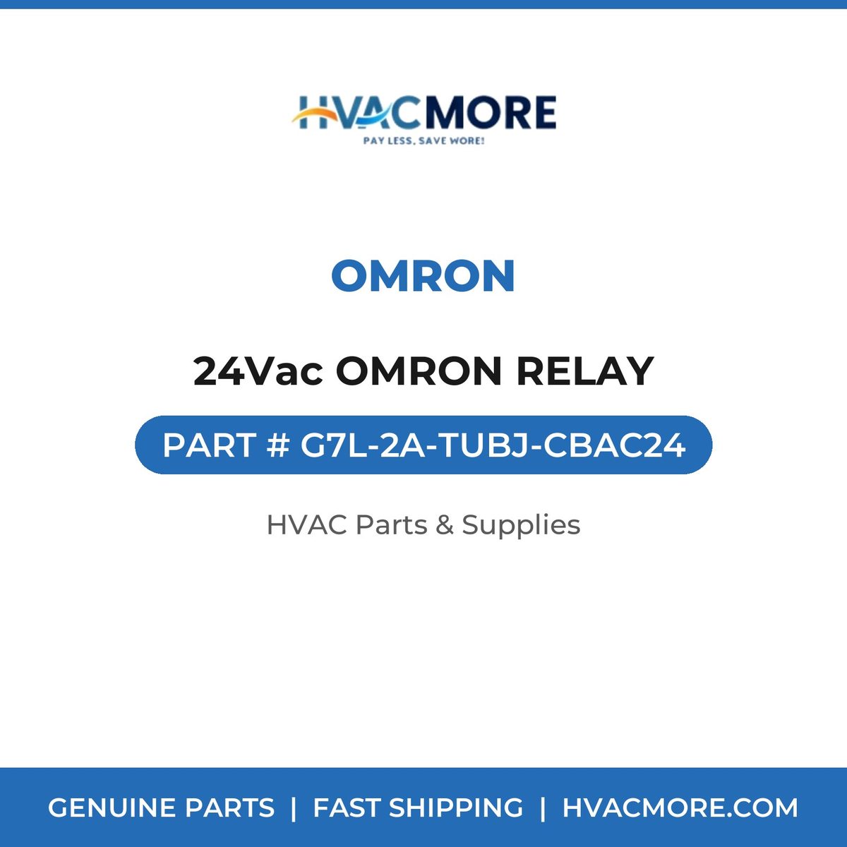 Omron 24Vac OMRON RELAY G7L-2A-TUBJ-CBAC24