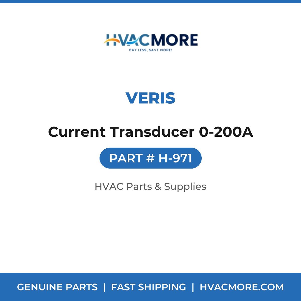 Veris Current Transducer 0-200A H-971