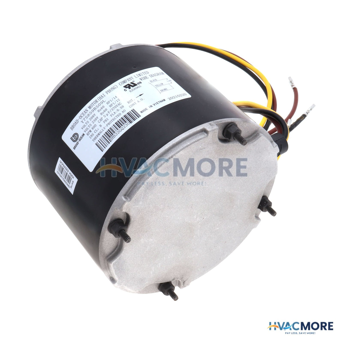 Carrier Condenser Fan Motor (208-230V 1/12 HP, 800 RPM) HB32GQ230