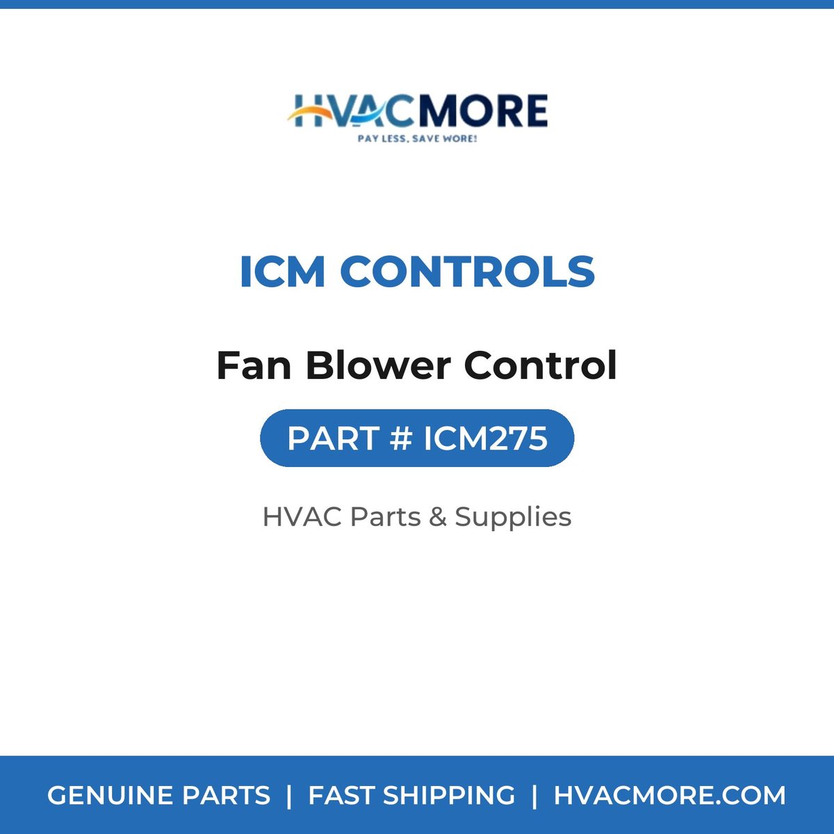 ICM Controls Fan Blower Control ICM275