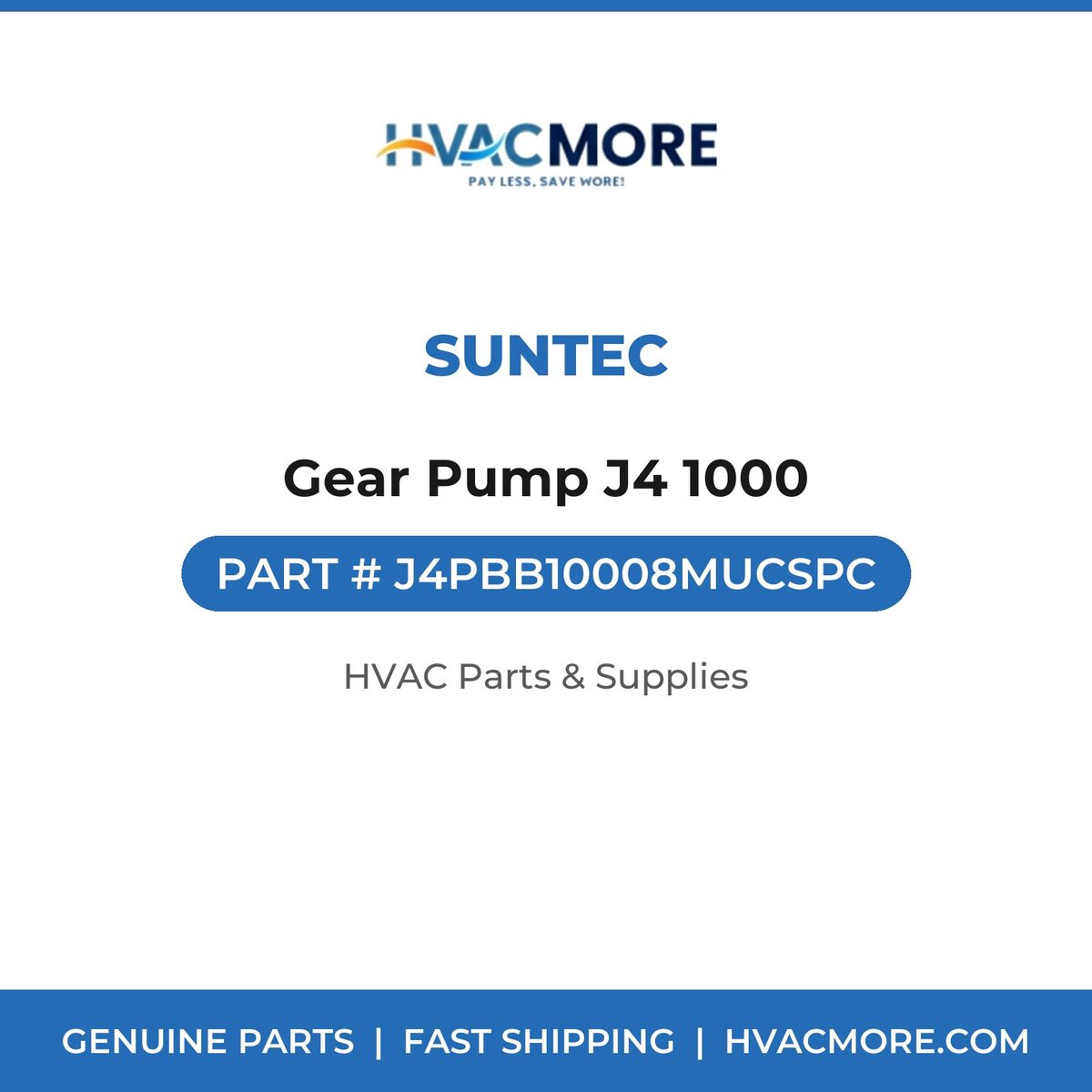 Suntec Gear Pump J4 1000 J4PBB10008MUCSPC