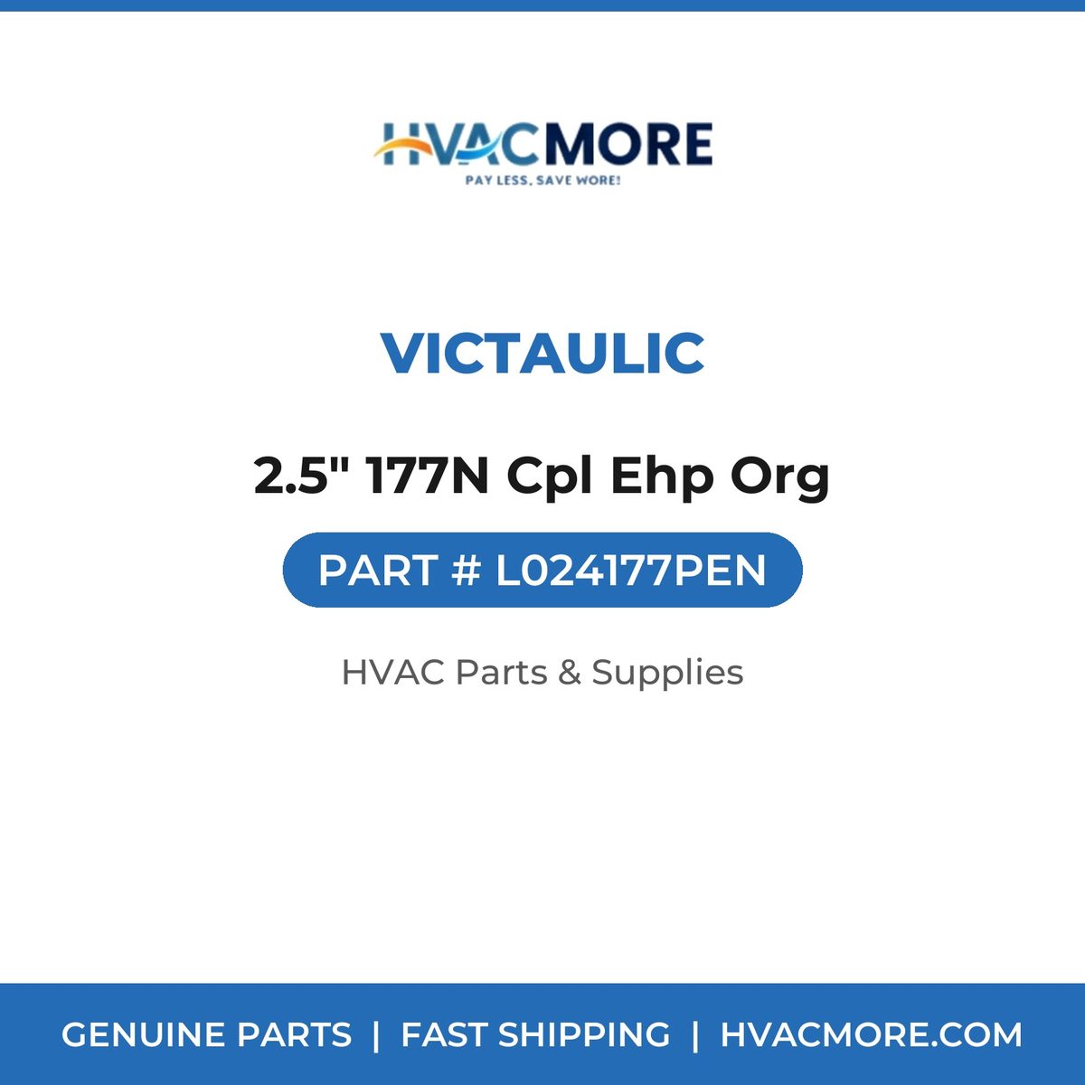 Victaulic 2.5" 177N Cpl Ehp Org L024177PEN