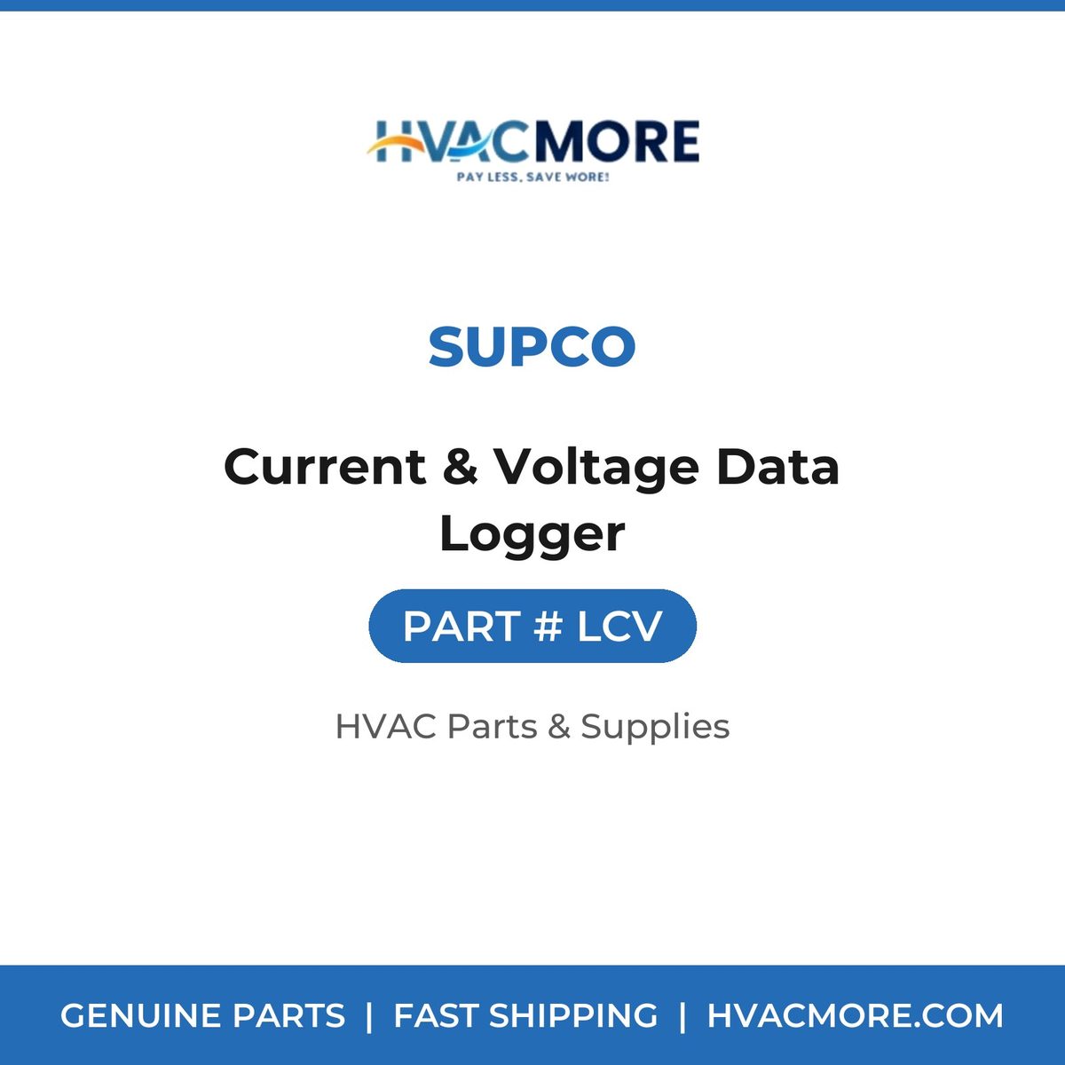 Supco Current & Voltage Data Logger LCV