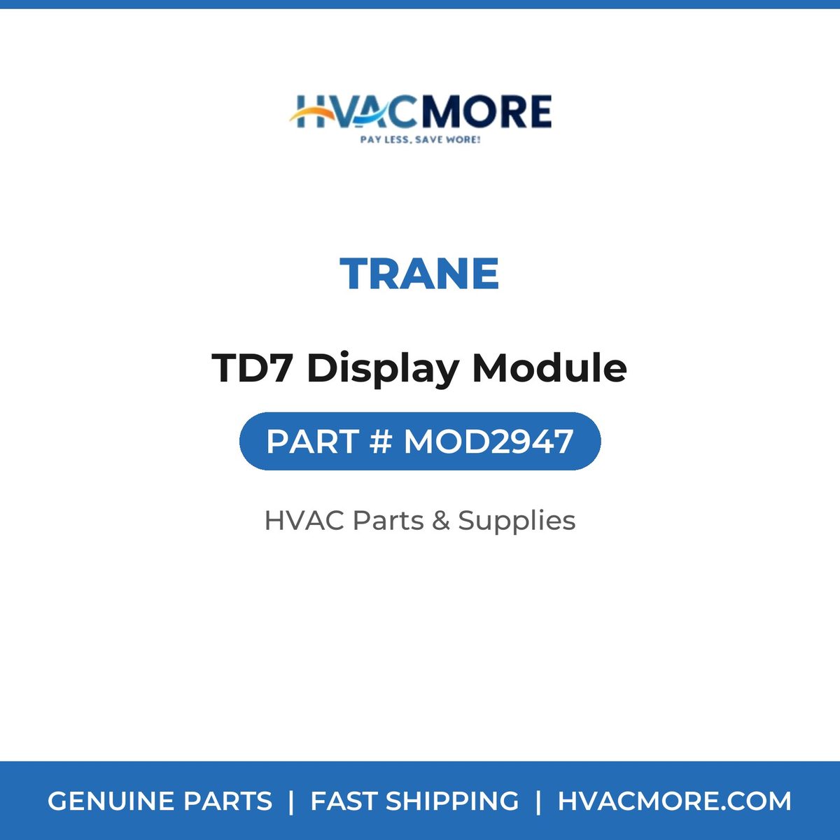 Trane TD7 Display Module MOD2947
