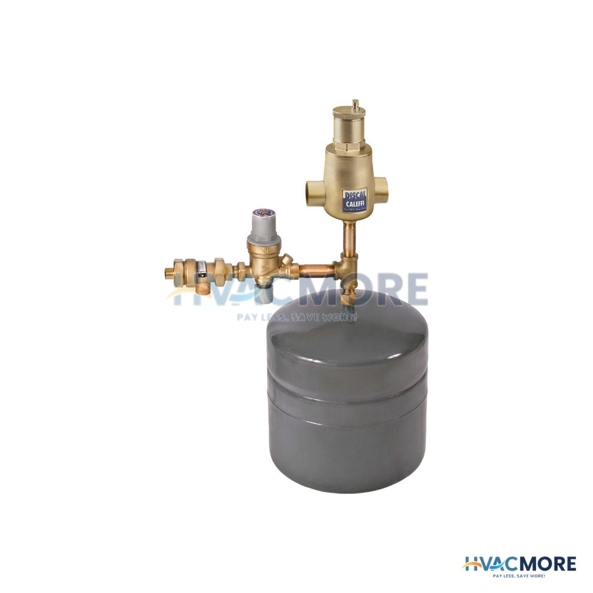 Caleffi 1-1/4" Press Boiler Trim Kit wi/ ASSE 1012 Backflow Preventer, 4.4 Gal Expansion Tank NA553376