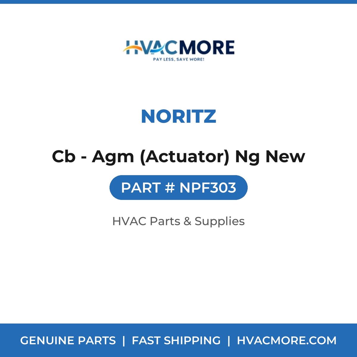Noritz Cb - Agm (Actuator) Ng New NPF303