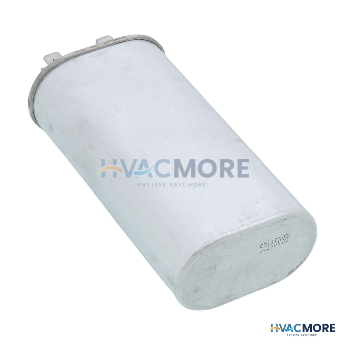 AAON 15 MFD 370V Oval run capacitor P5130B