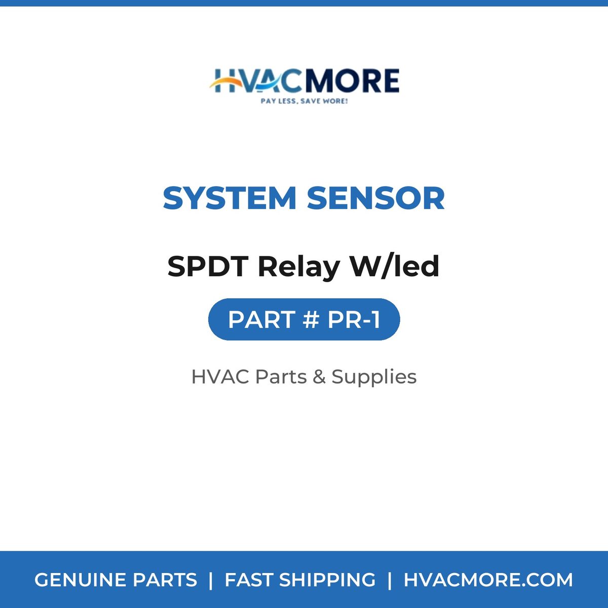System Sensor SPDT Relay W/led PR-1