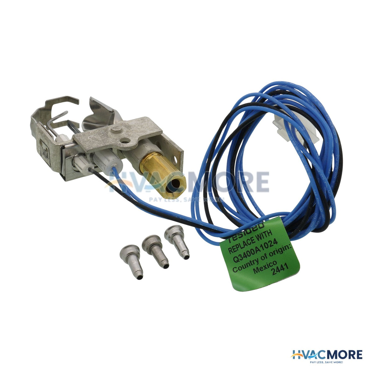 Resideo Pilot Burner for Natural Gas with A BCR-18 Orifice (Left Single Tip Style, C Mount) Q3450C1185