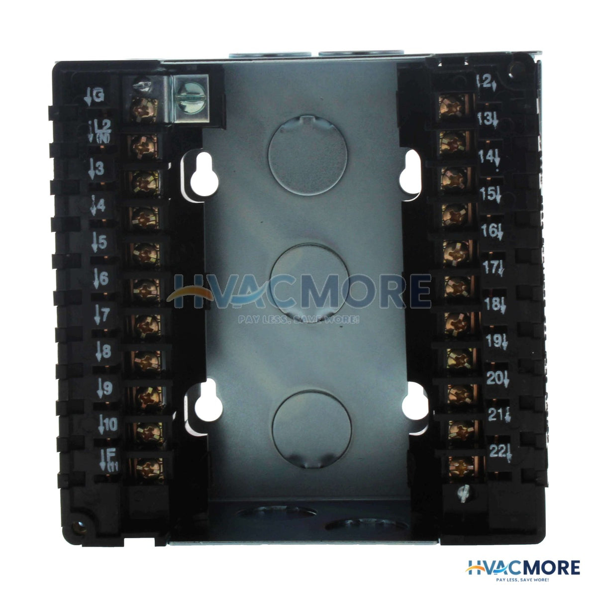 Honeywell Metal 7800 Series Subbase W/ Burner and Wall Mount 2 Knockouts Q7800B1003