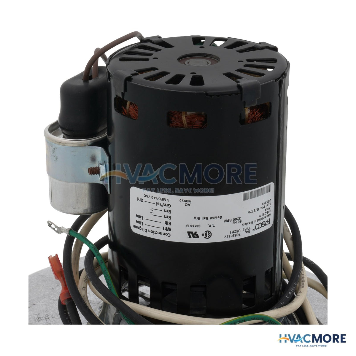 AAON 208-230V 3200RPM Inducer Assembly R78270