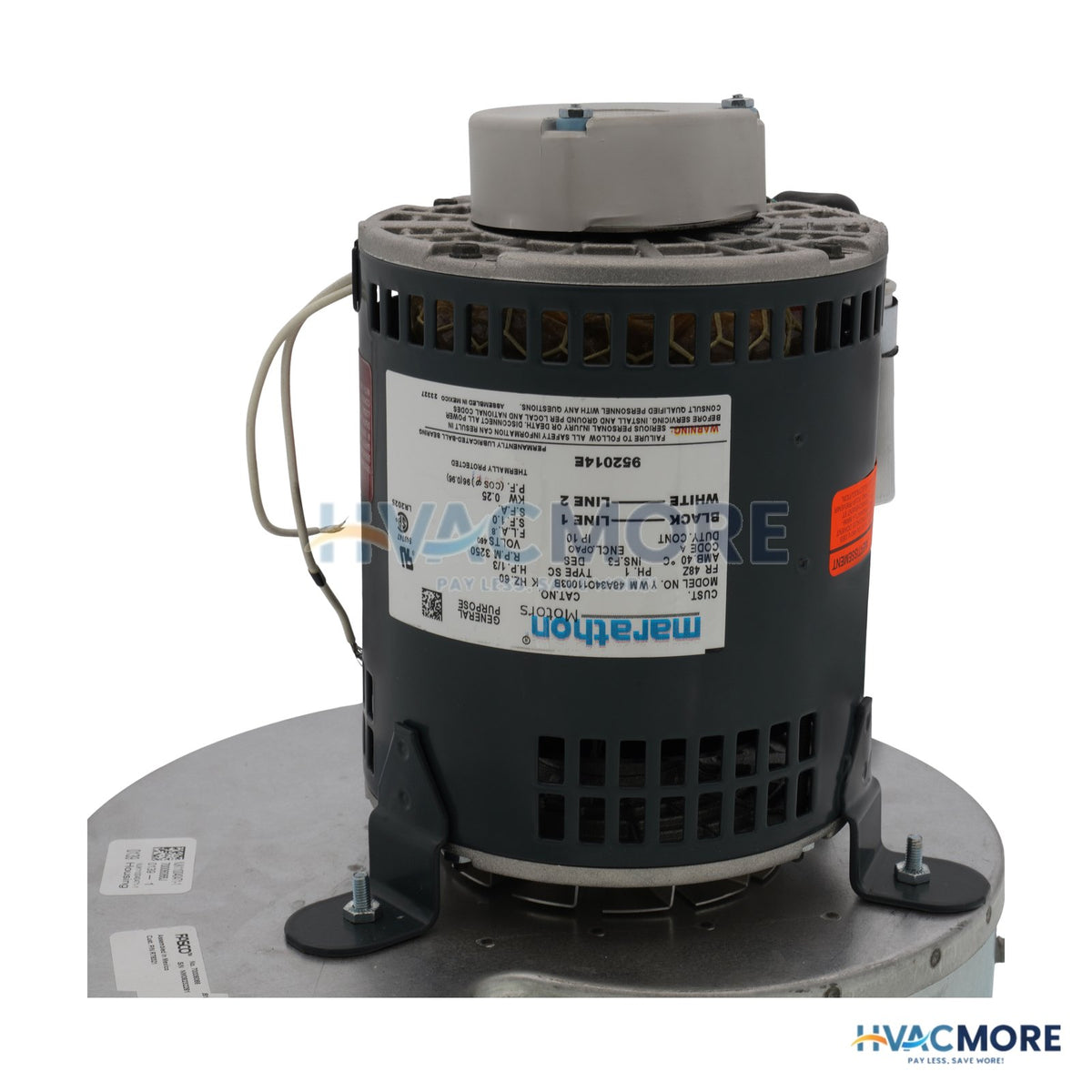 AAON 460V Modulating Inducer Assembly R78321