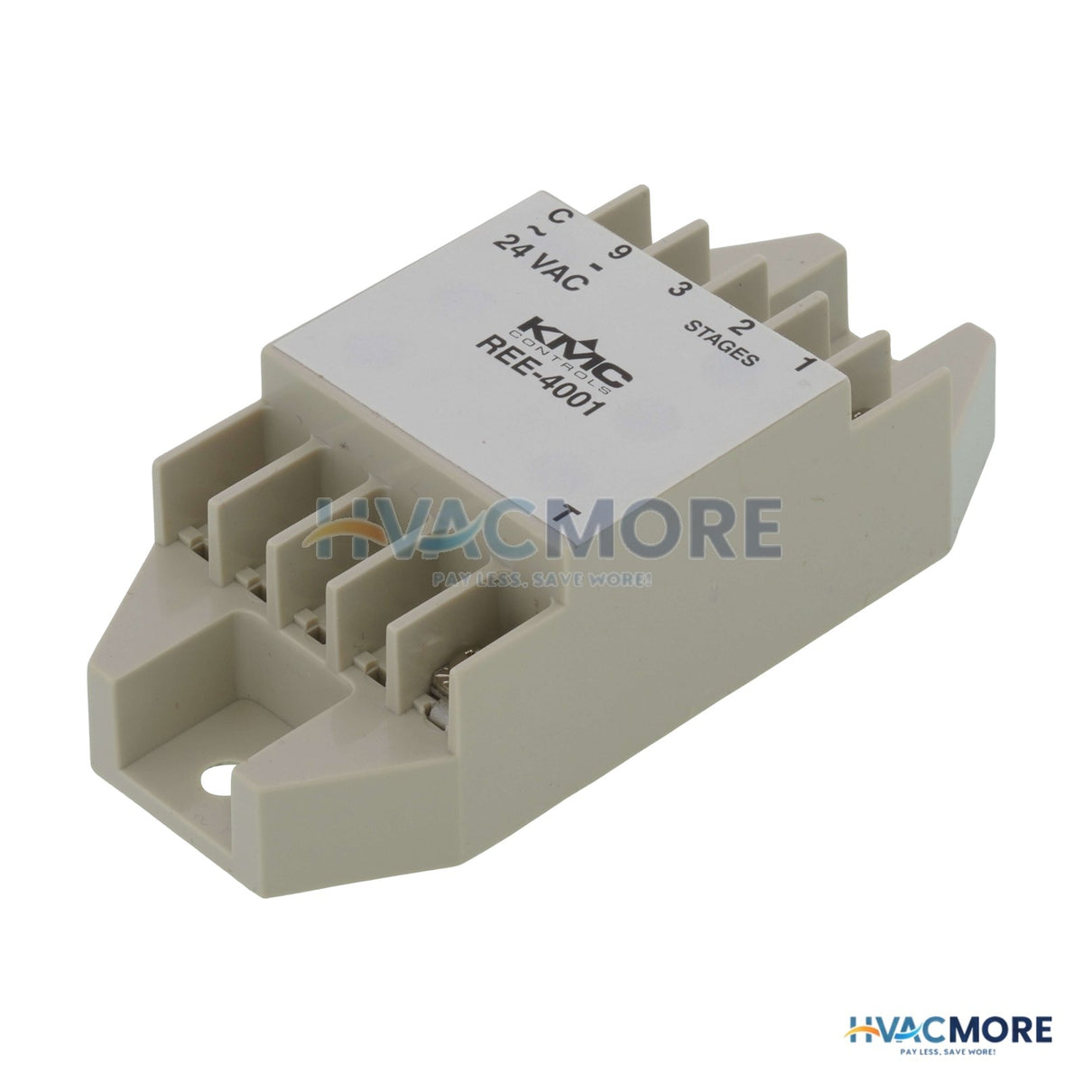 KMC Controls 3-STAGE Electric<br>Reheat Relay Module REE-4001