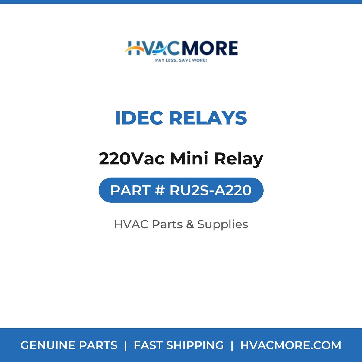 IDEC Relays 220Vac Mini Relay RU2S-A220