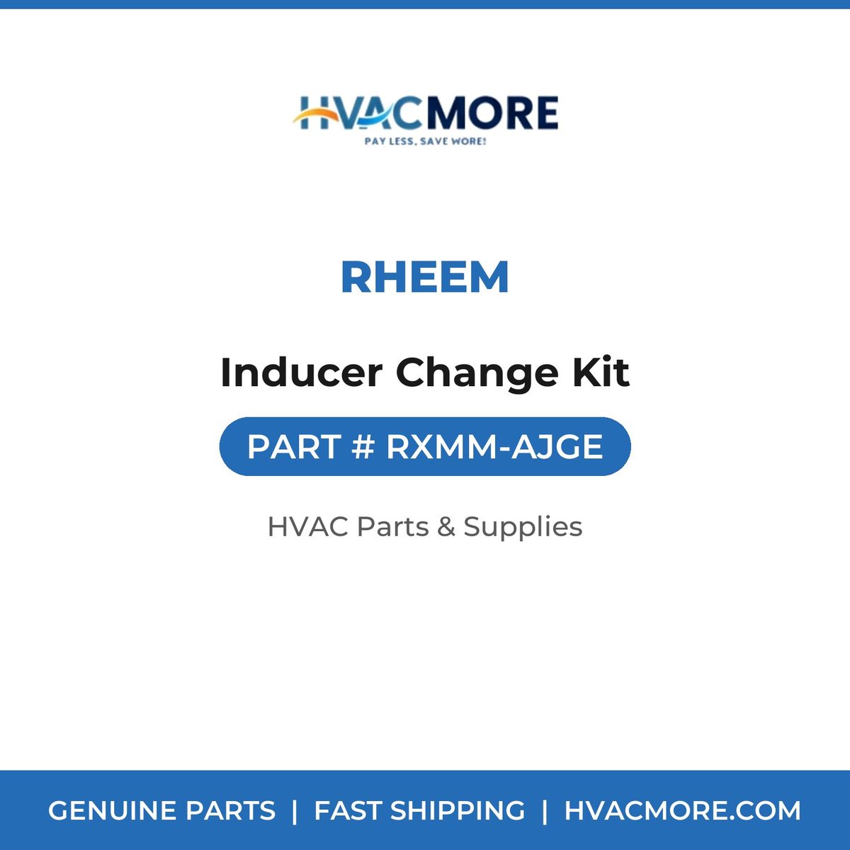 Rheem Inducer Change Kit RXMM-AJGE
