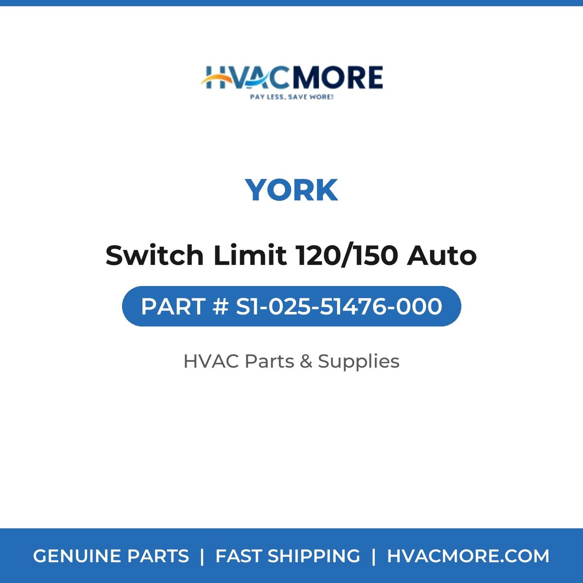 York Switch Limit 120/150 Auto S1-025-51476-000
